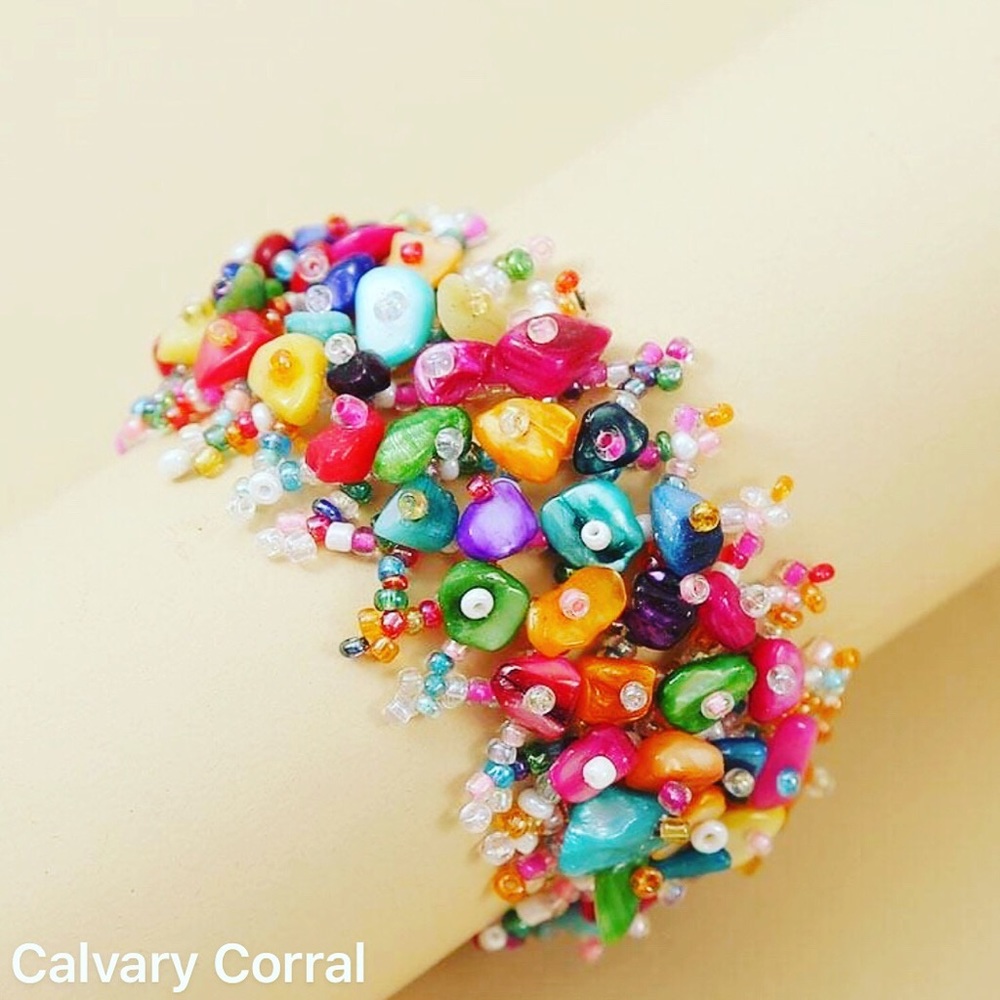 EXTREMELY UNIQUE MULTI COLOR BOHEMIAN BRACELET